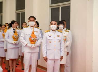 สหกรณ์จังหวัดร้อยเอ็ดร่วมพิธีถวายเครื่องราชสักการะและวางพานพุ่ม และพิธีจุดเทียนถวายพระพรชัยมงคล เนื่องในโอกาสวันเฉลิมพระชนมพรรษา 28 กรกฎาคม 2566 ... พารามิเตอร์รูปภาพ 5